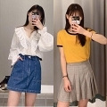 最近逛街买到的新衣服