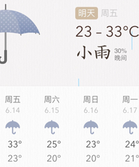 重庆未来10天的天气全是下雨