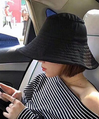 大S带火的双面渔夫帽