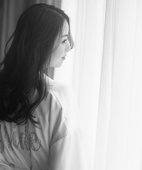 结束了异国恋,我们结婚了!黑白系的照片一样拍出了唯美感