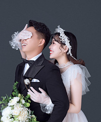 拍完婚纱照整个人都瘫了,这组韩式小清新的风格简单大气,超满意