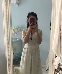 �Ƽ�����ѩ��ȹ��V��ܼ�Լ�������黨�ֲ�ʧ����