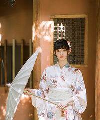 没有日本的樱花,拍木质小屋、小桥流水也超级好看!日系写真好美