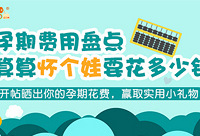 算算怀个娃要花多少钱?