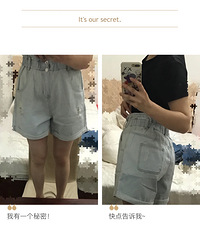 品牌原单牛仔短裤+长裤质报,上身效果不错