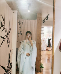 打卡一家汉服店,忘不了你转身飘扬的满头青丝……
