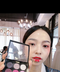 汉服妆容分享!腮红以扇形扫在眼尾,日常出门也不夸张