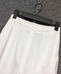 春夏百搭白色裤子(笔印染色)