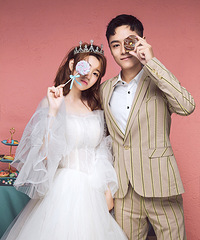 被购物狂抽中拍了两套婚纱照,出来发朋友圈大家都问在哪拍的