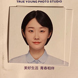 面签照拍得太乖了