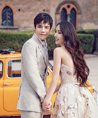 向佐郭碧婷结婚,婚纱照都P变样了