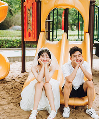 拍了这套婚纱照,都说我们是“小清新范儿”的代言人
