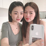 和闺蜜一起做了纹眉