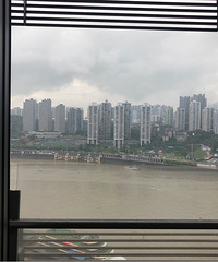 看来福士大平层,朝南滨路方向江景【看房日记】