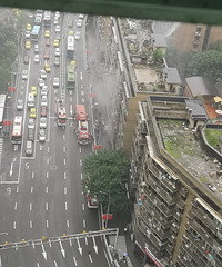 上清寺这边啷个老,来了好多消防车