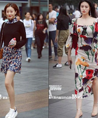 秋天的街拍,来看重庆美女背什么包