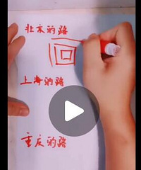 北京的路,上海的路和重庆的路……