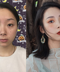 只是学了一节课,秒变美妆能手!这个焦糖妆很温柔
