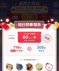 淘宝盖楼分钱啦,你捞了多少银子?