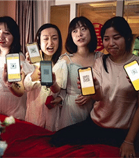 办了一场全森系婚礼,迎亲的时候伴娘凶残地拿出了收款二维码