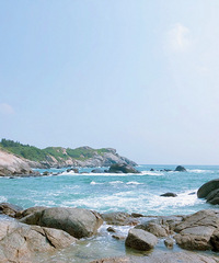 ���ϴ�ԭʼ�ĺ�̲����ˮ����ɳ̲ϸ�壬����ȫû��