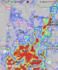 只有百度热力图才能真实反映常住人口密度,别吹双十一网购量
