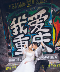 婚礼前一周才从美国回来,对跟拍太满意婚礼第二天找他拍了婚纱照