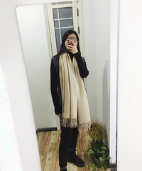 9年老店的羊毛围巾,太懒了现在才来反馈
