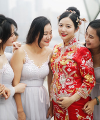 孕期也能美美出嫁,花100000元办了一场冰雪奇缘婚礼