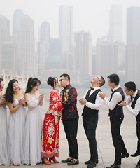 孕期也能美美出嫁,花100000元办了一场冰雪奇缘婚礼