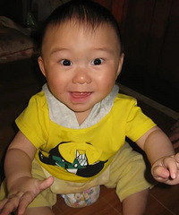 这张合影,我和儿子居然等了8年