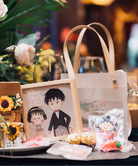 This is a wedding of Konumaru and Ono Kenichi, the ceremony area is full of commemorative cards for each anniversary