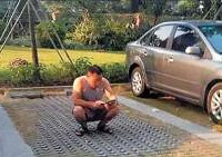又遇到车未到人先占车位的人