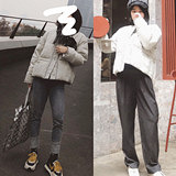 短羽绒服能搭这些裤子