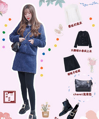 名媛小香风也能穿出少女感,还要安利超显瘦内搭