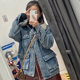 能穿着过冬的牛仔外套