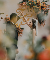 No big tail wedding dress, no diamond ring, but I still did a dream wedding