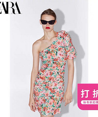 年会不愁没衣服穿,在Zara买的斜肩裙179