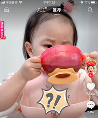 在网上看到的小吃货,我家吃饭有这么乖就好了