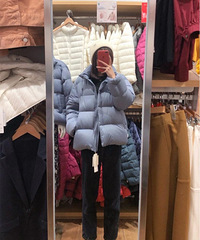 优衣库的这件羽绒服想买很久了,打折只要299,立马买了