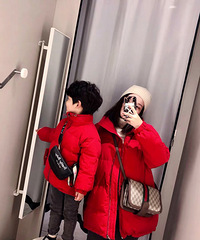 过年服推荐,毛衣羽绒服中国风都有,过年就是要穿得红红火火