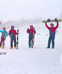 南天湖迎来2020年第一场雪,中小学生寒假赏雪玩雪免票一周