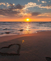 һҪɳ̲Ľӡһӵķ羰