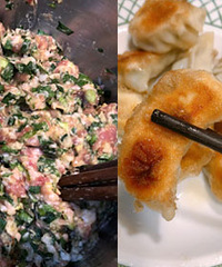 在家包了200多个饺子