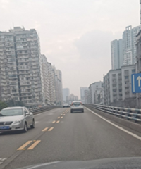 恢复交通第一天,实测从渝北到渝中路况