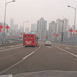 实拍从渝北到渝中路况