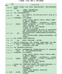 感受一年级学生的一天,安排得满满当当,难怪家长们强烈要求上班