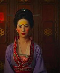 对镜帖花黄,来个刘亦菲花木兰的仿妆