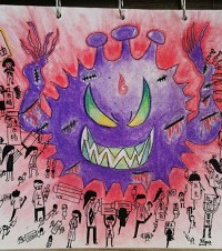 面对疫情孩子们有“画”说,跟帖晒画,我们一起为武汉加油