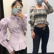 wanghong款衣服的种草拔草